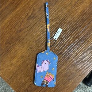 Vera Bradley luggage tag